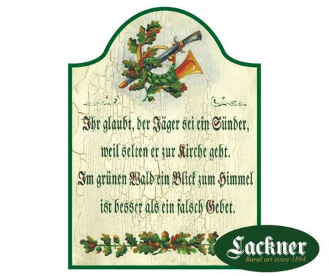 Ihr glaubt der Jünger sei ein Sünder -  "Imperial and Royal" profession sign 11 x 13,5 inches